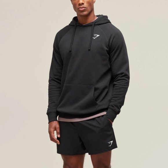 Gymshark black Crest  Hoodie - L - Picture 1 of 12